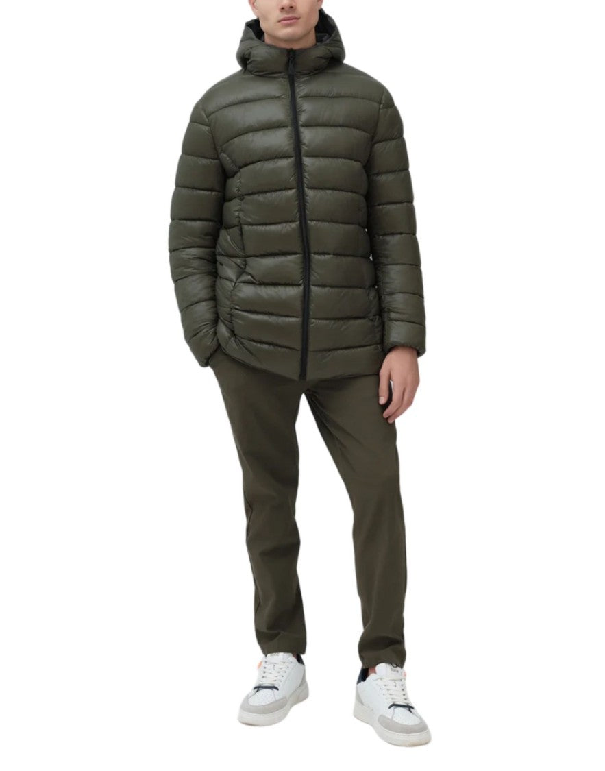 Suns Reversible Stretch Nylon Parka Featuring Quilted
