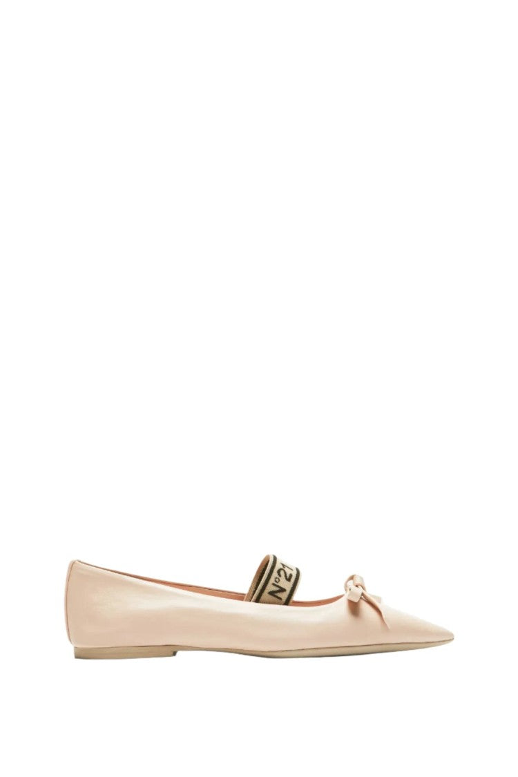 N°21 Leather Ballet Pumps