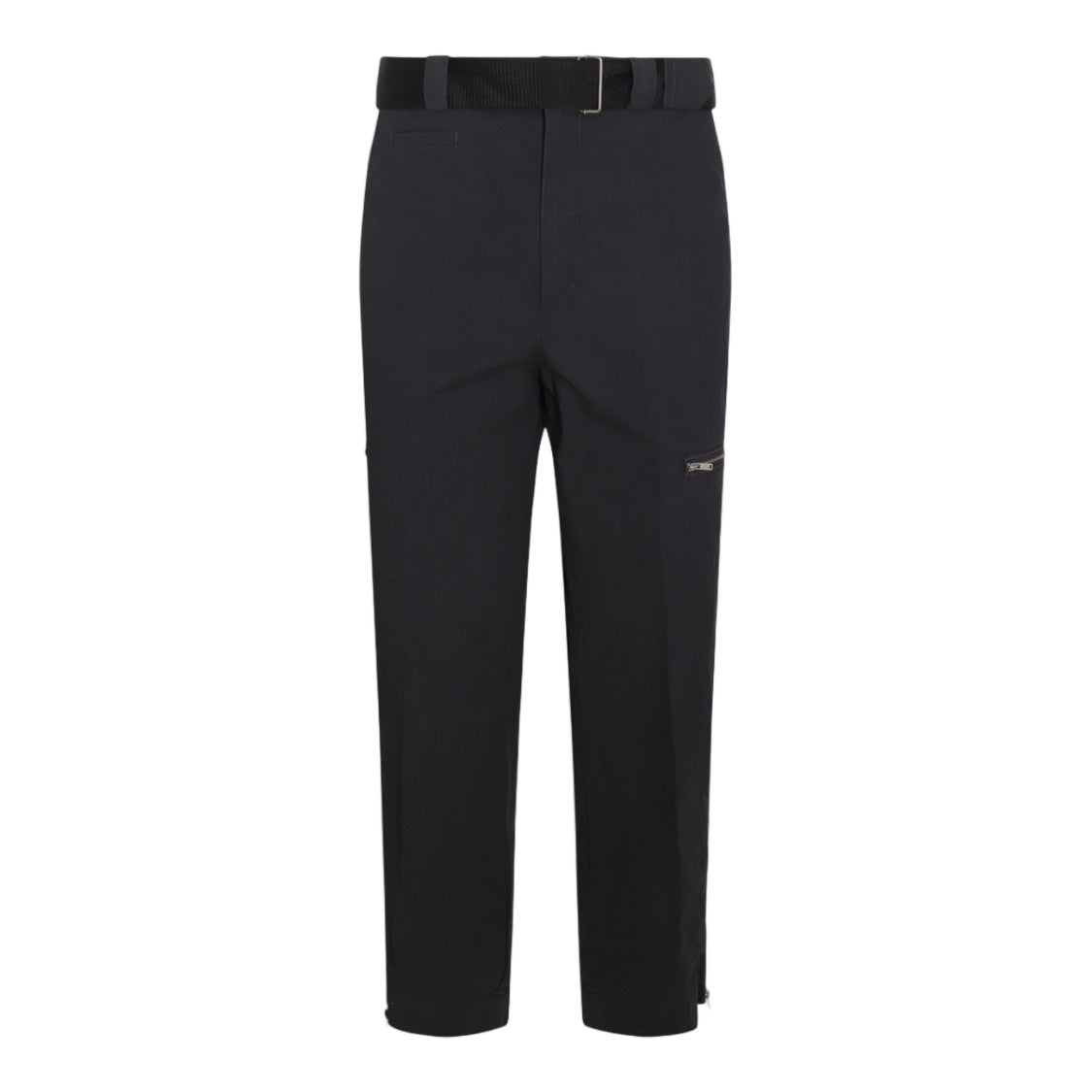 Undercover Straight-Leg Casual Trousers With Built-In Belt And Zippered Pockets