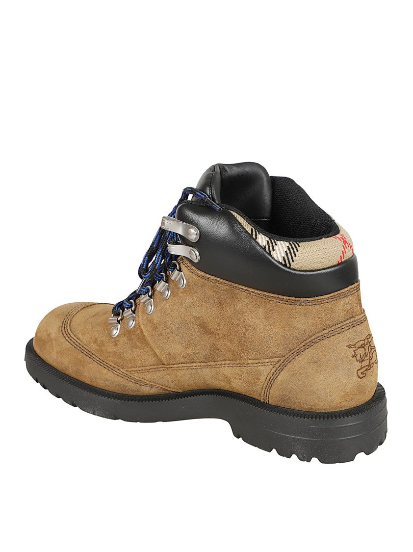 Burberry Ankle Boots Realized In Suede