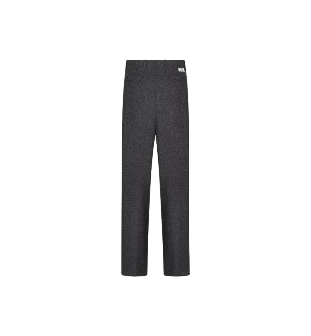 Christian Dior Straight-Leg Tailored Minimalist Woven Pants