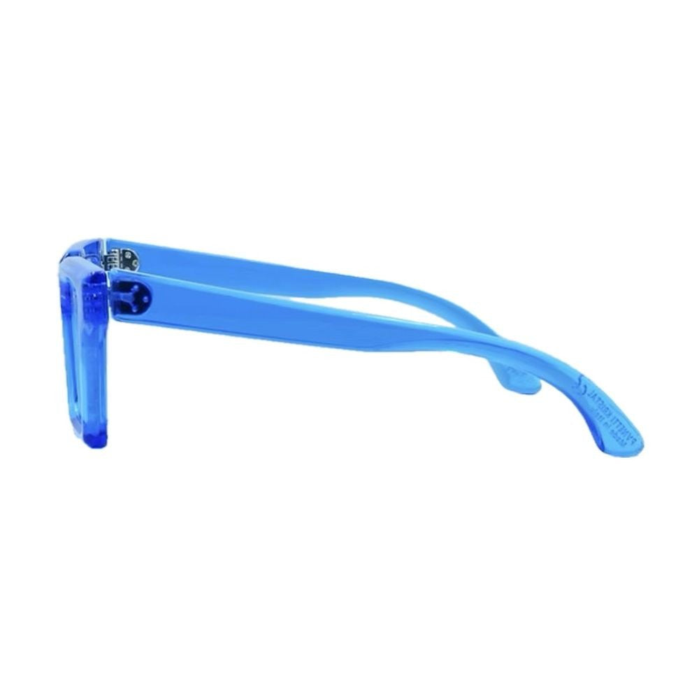 Panetti Eyewear Krystal Flash Transparent Blue Acrylic Sunglasses