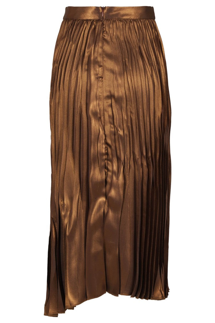 Momonì Brown Pleated Skirt