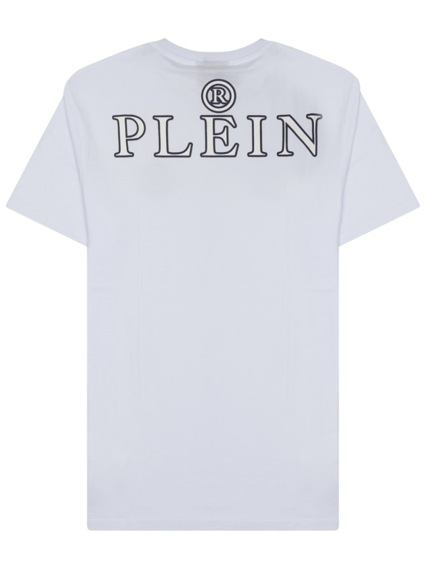 Philipp Plein Crew Neck T-Shirt With Iconic Logo