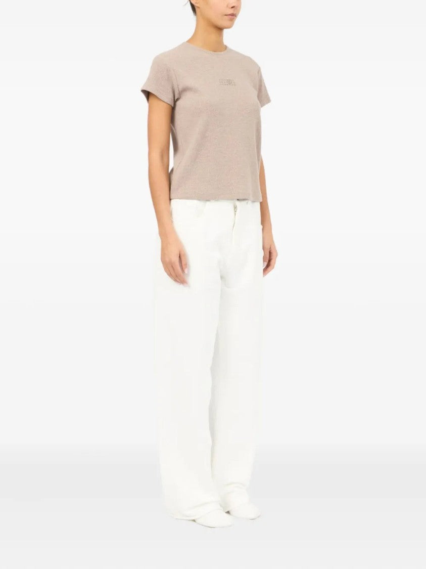 Mm6 By Maison Margiela Numbers-Print T-Shirt