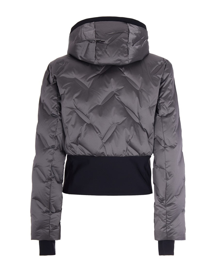 Rh+ Cropped Shimmer Jacket With Thermal Insulation