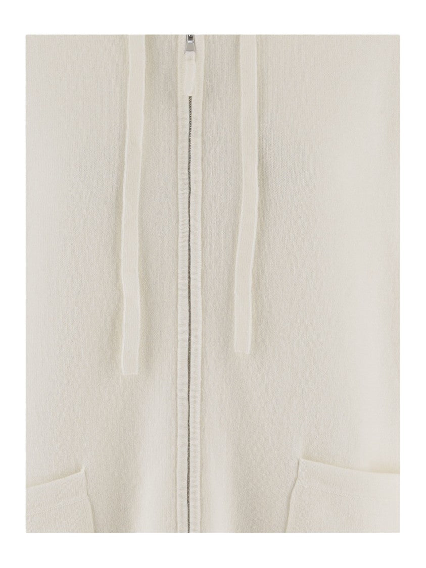 Allude Cashmere Blend Sweatshirt With Hood