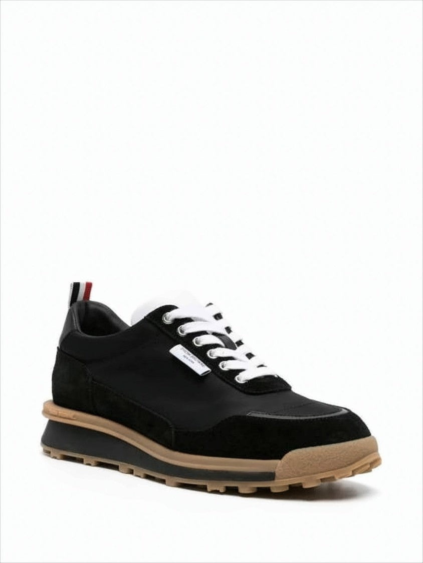 Thom Browne Black Sneakers With Calf Leather