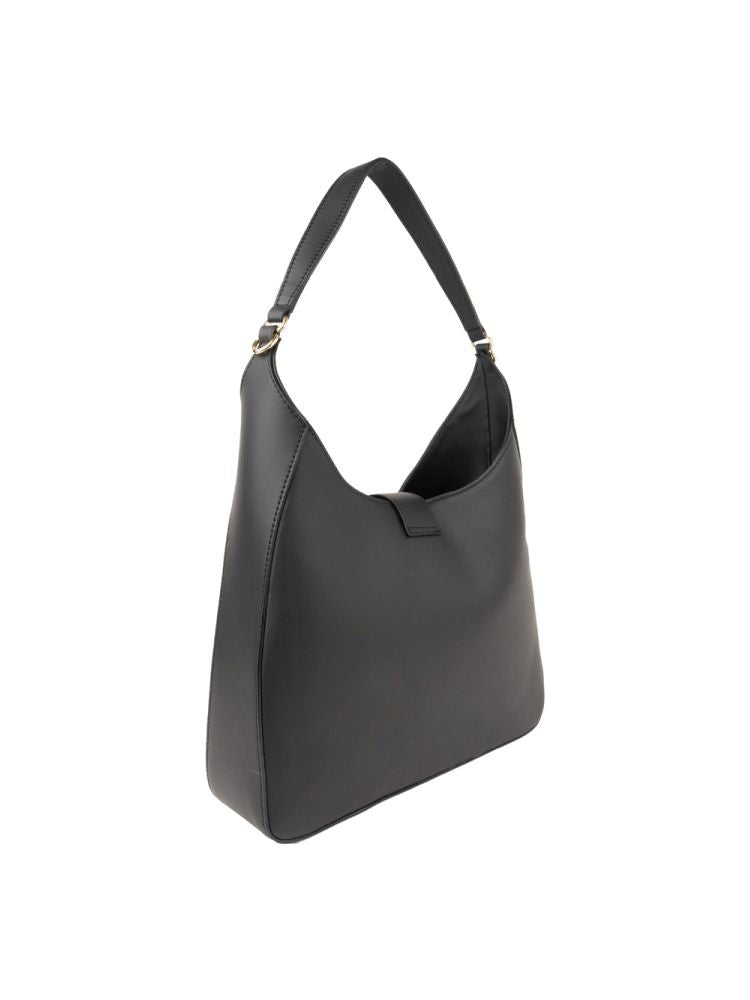Adrianna Feretti Structured Leather Tote Bag With Gold-Tone Accents