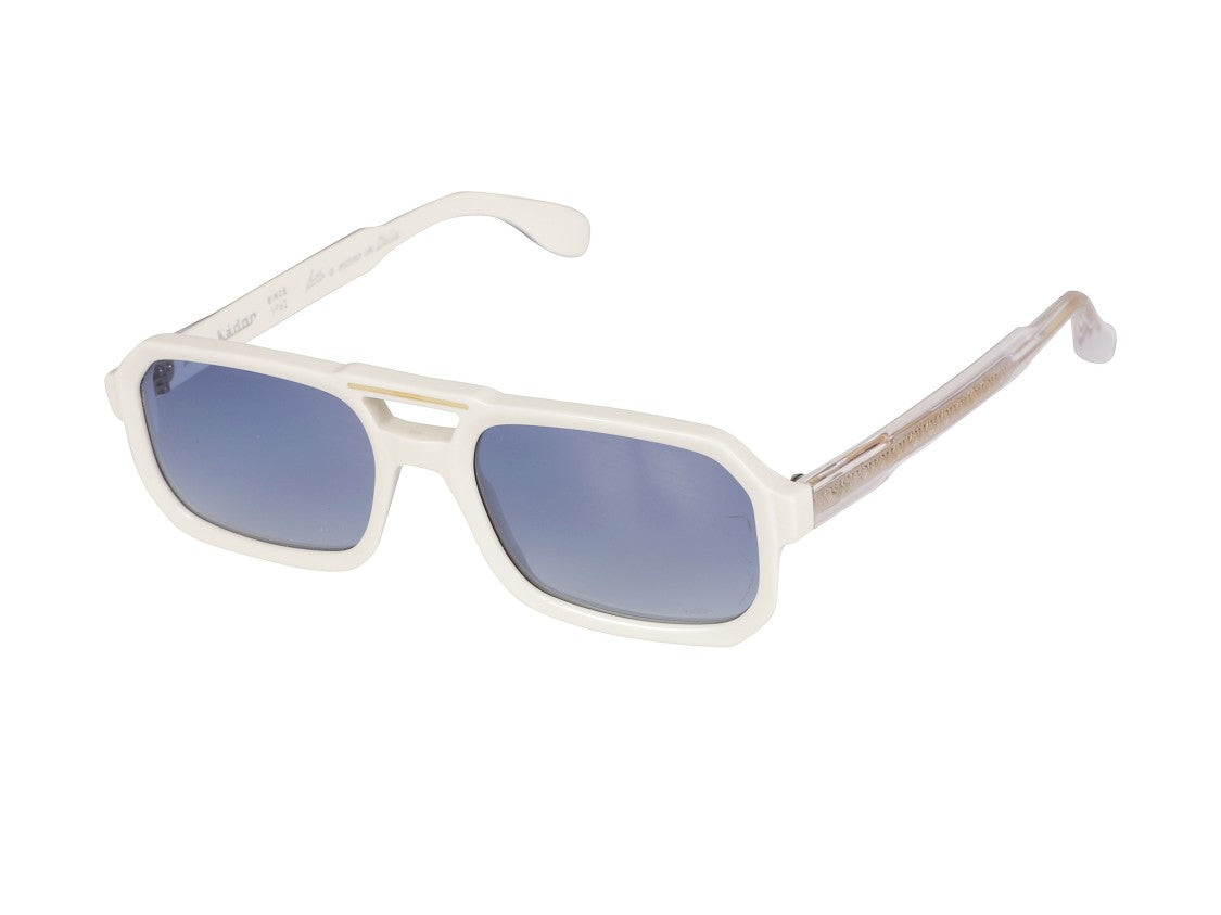 Kador Off-White Big 1 Small Oversized Square Sunglasses