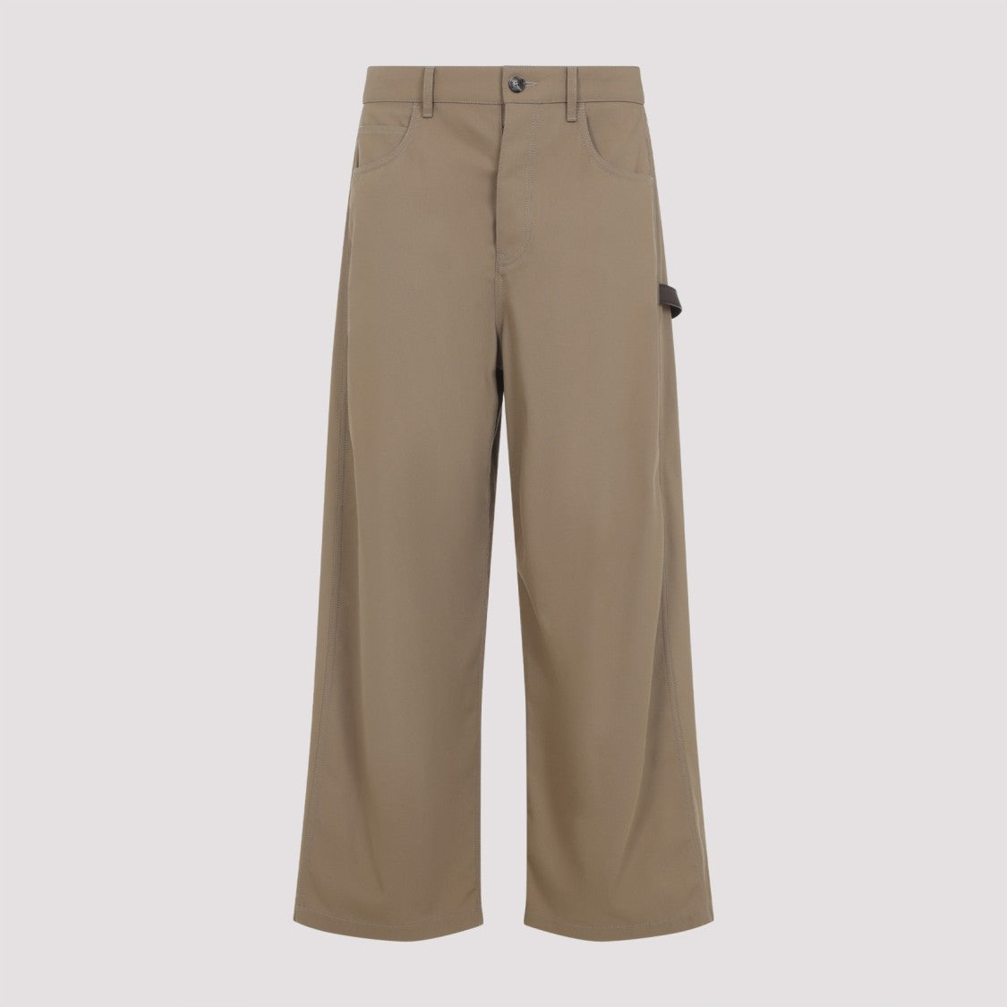 Loewe Carpenter Beige Cotton Pants