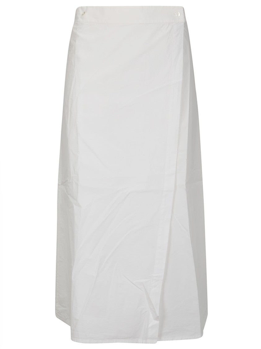 Minina Lightweight Cotton Midi Skirt