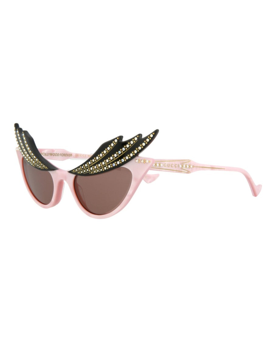 Gucci Cat Eye-Frame Acetate Sunglasses