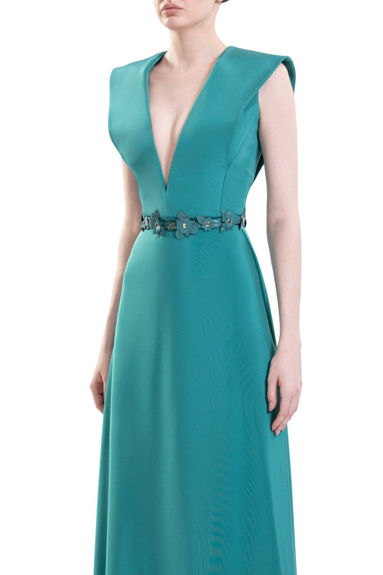Saiid Kobeisy Plain Crepe Dress