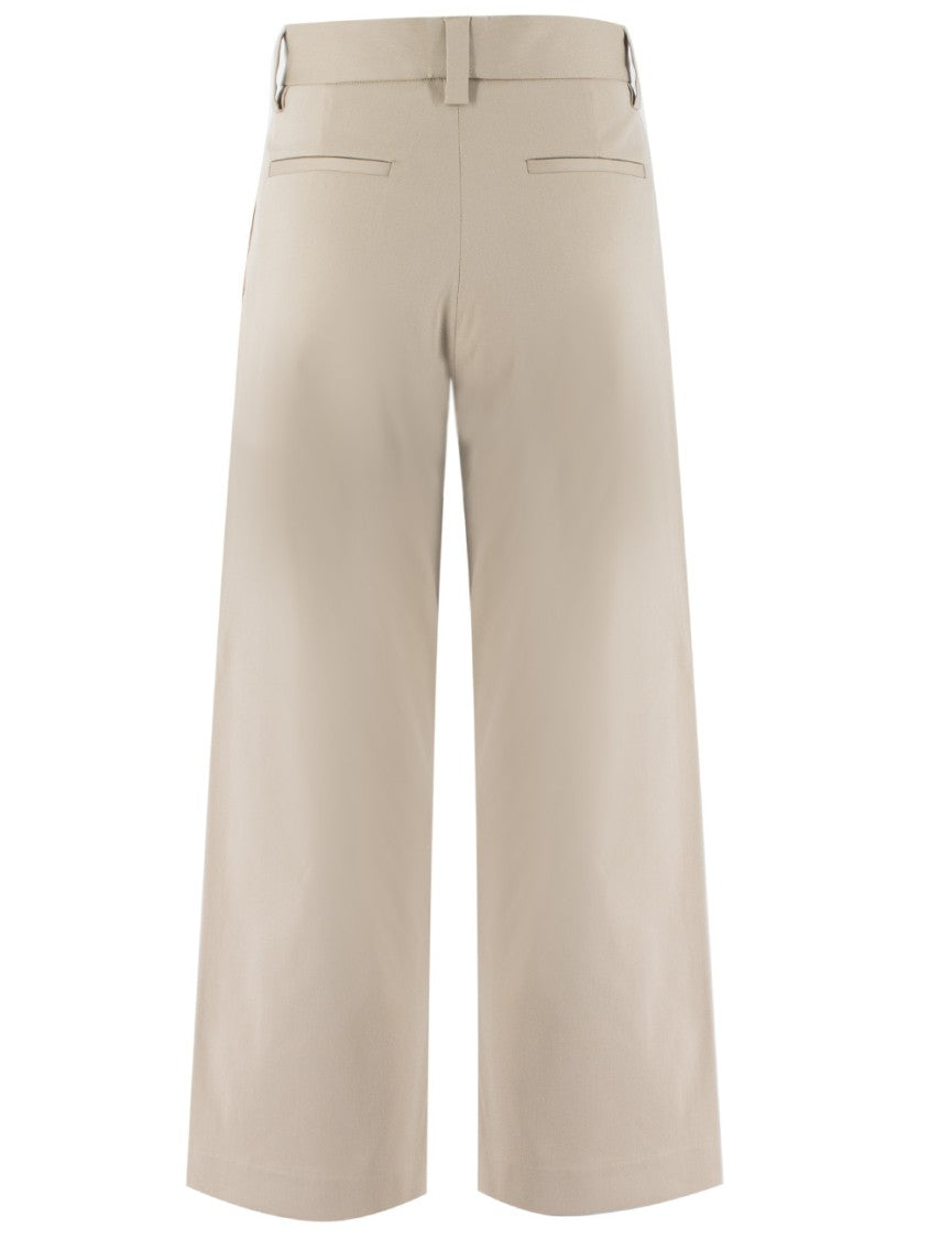 Antonelli High-Waisted Wide-Leg Trousers With Sharp Pleats