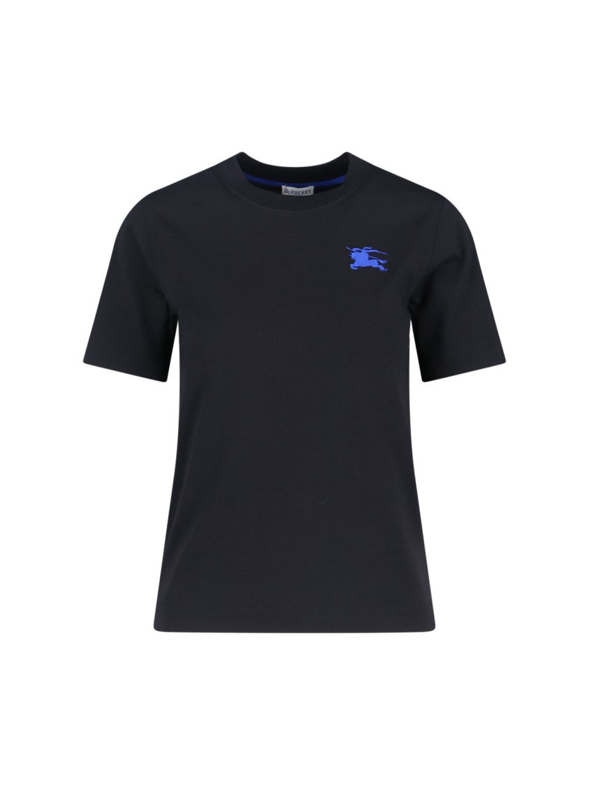 Burberry "Edk" T-Shirt, In Black Cotton