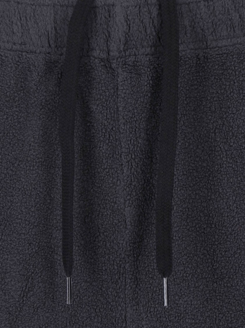 Mm6 By Maison Margiela Gray Cotton Terry Straight-Leg Sweatpants