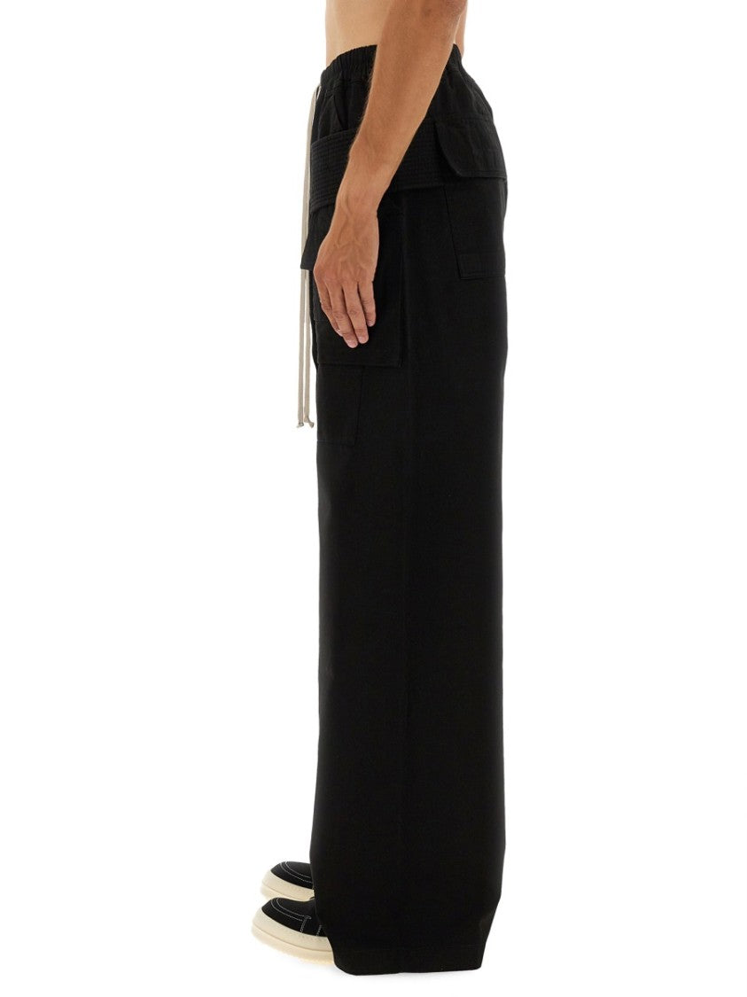 Drkshdw By Rick Owens Creatch Wide Cargo Pants