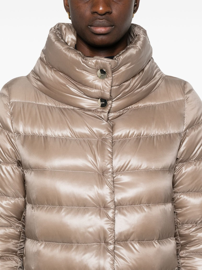 Herno Amelia Quilted Stand-Up Collar Down Jacket