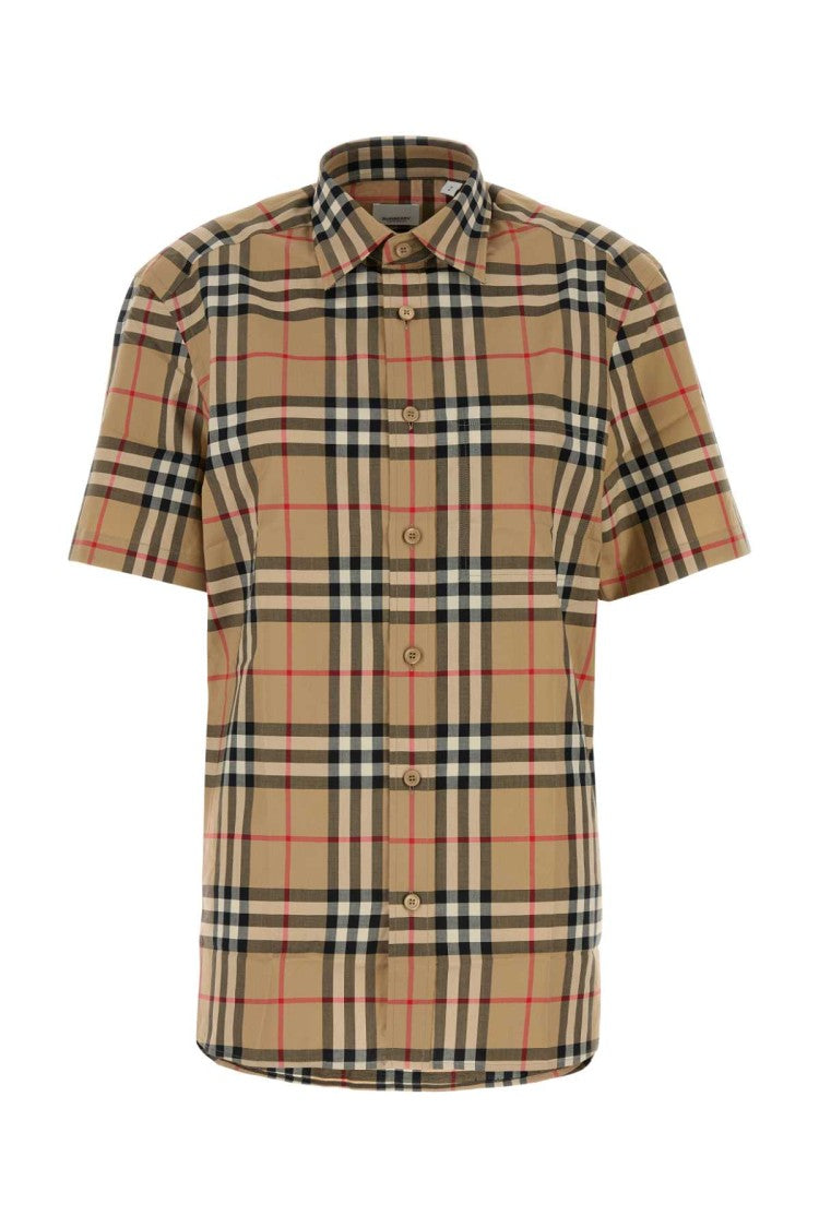 Burberry Embroidered Poplin Shirt
