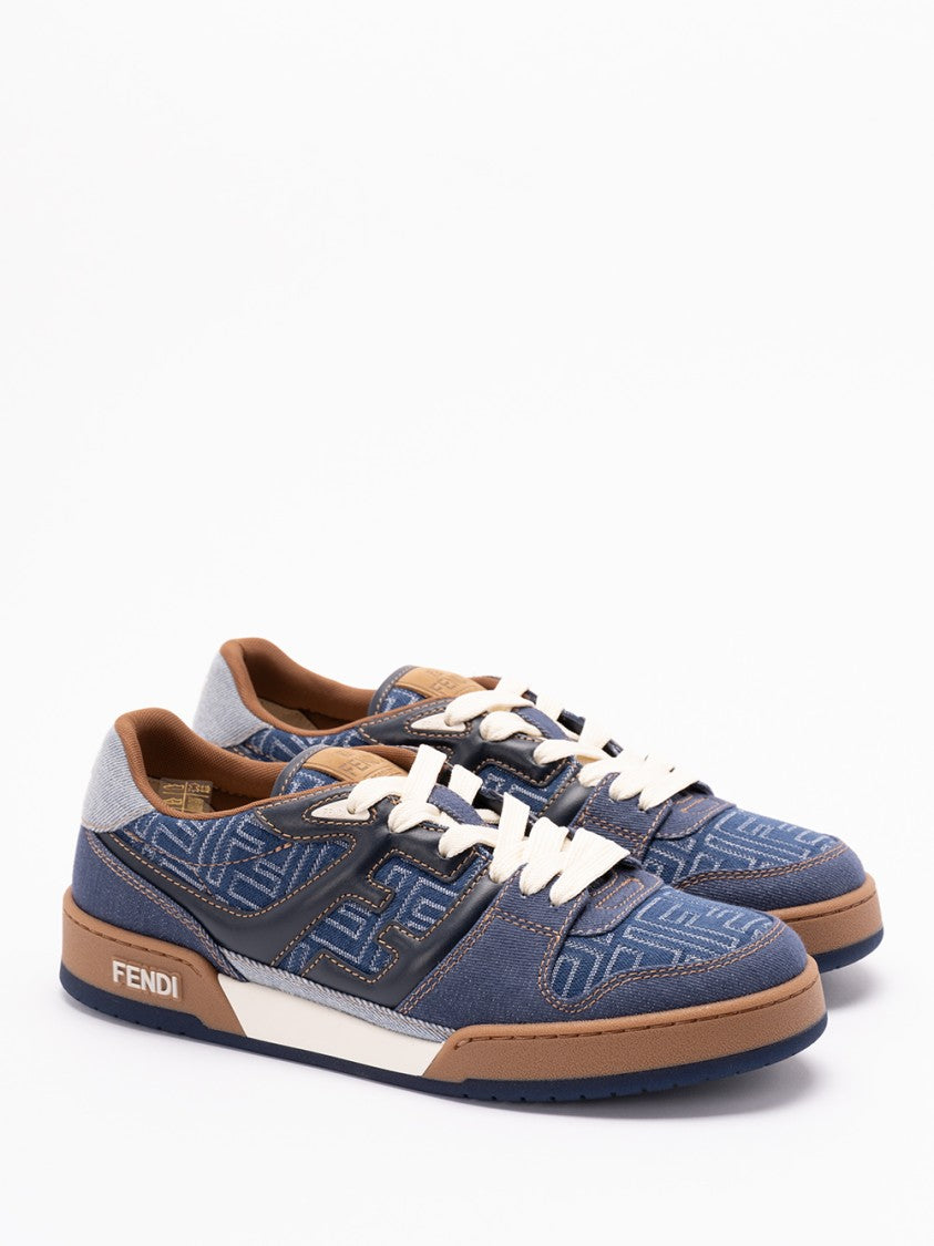 Fendi ` Match` Denim Sneakers