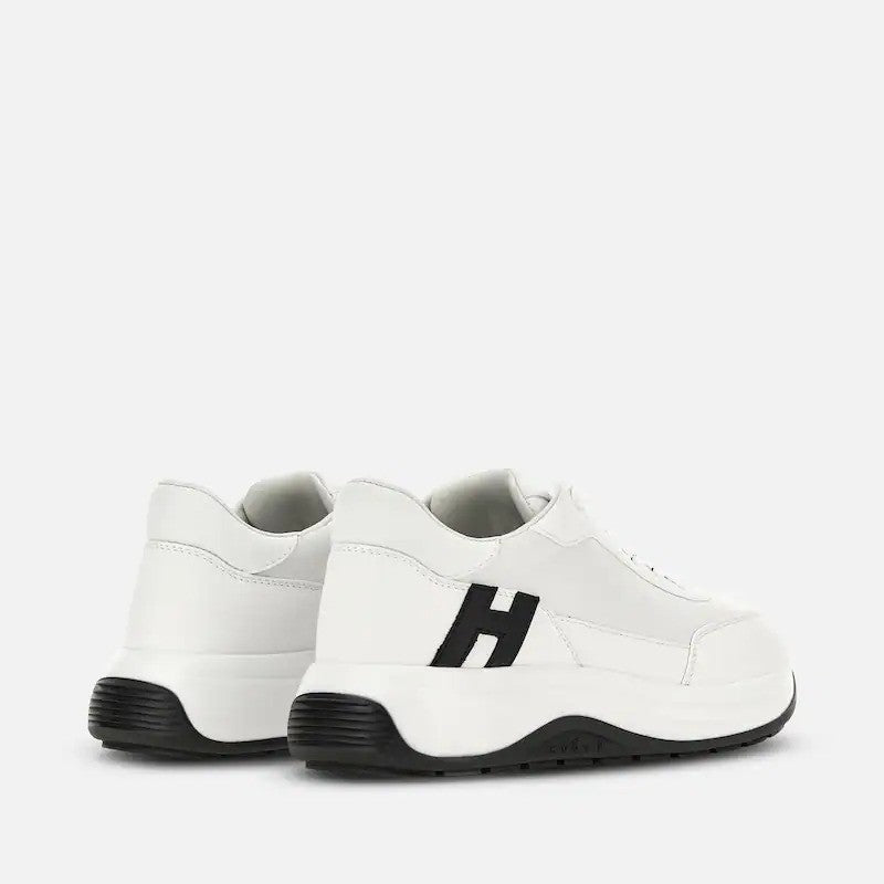 Hogan Modern White Chunky Sole Leather Sneakers