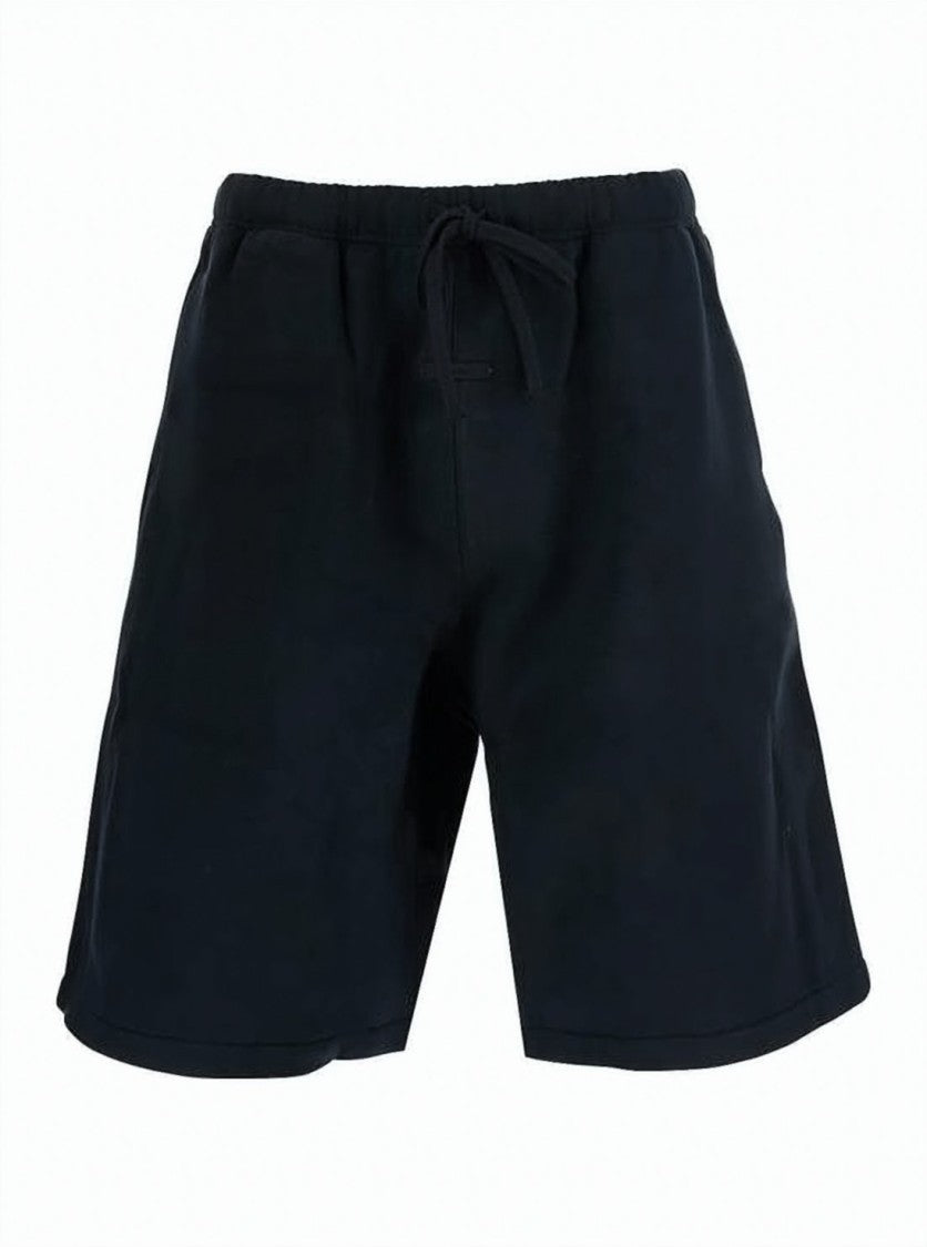 Fear Of God Relaxed Fit Black Shorts With Elastic Waistband