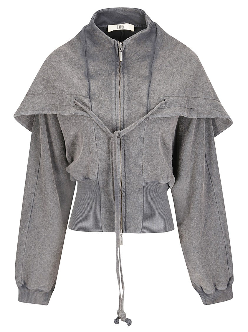 Knwls Washed Oversized Hoodie With Cinched Waist