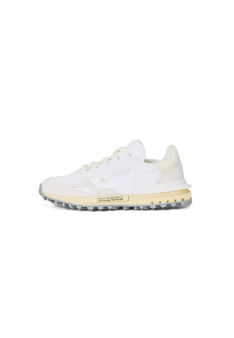 Lacoste White Elite Active Athletic Sneakers