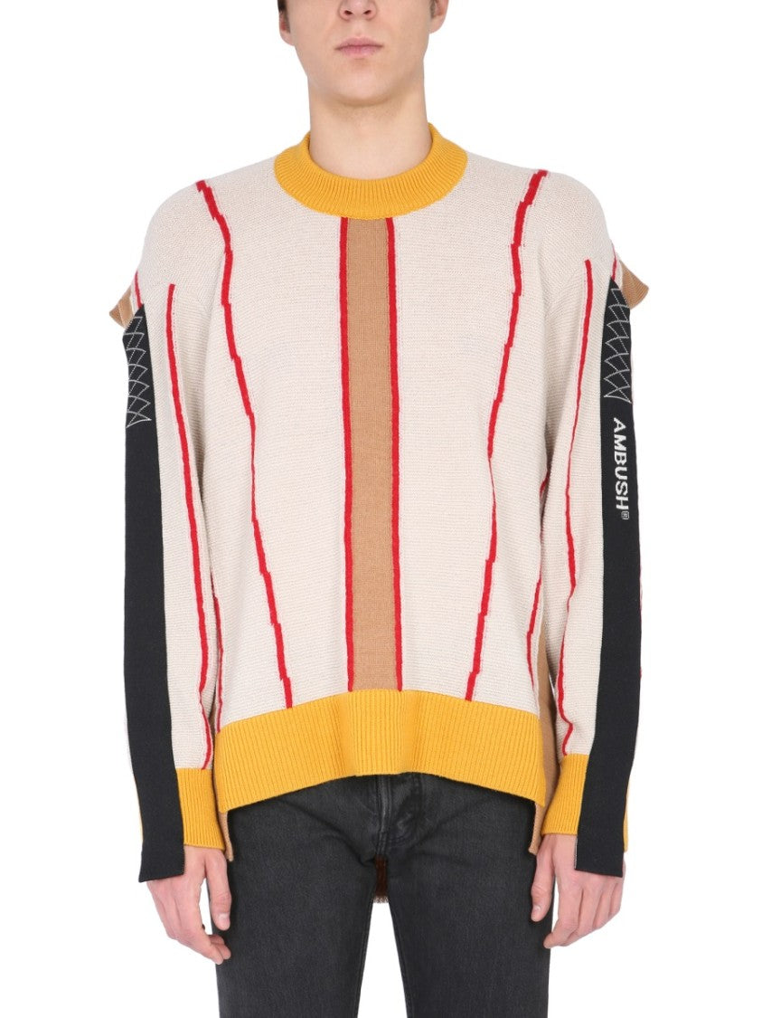 Ambush Beige Crew Neck Sweater