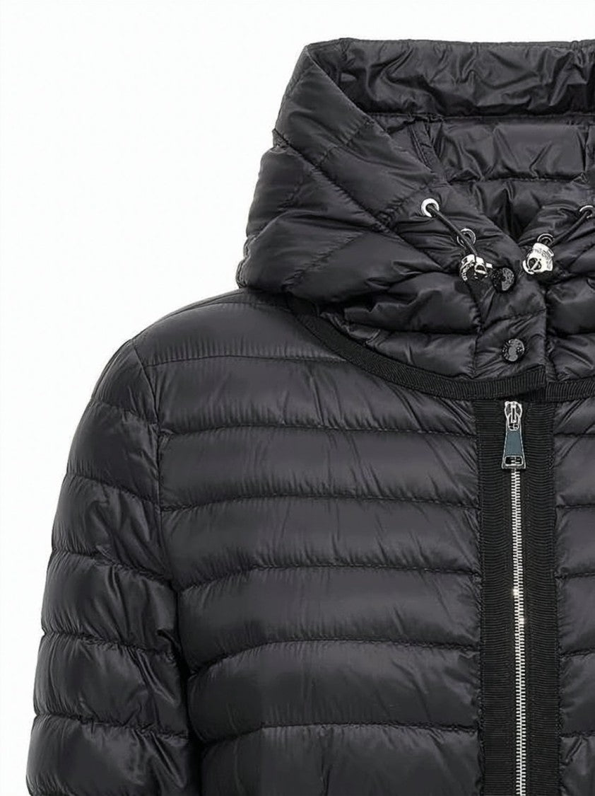 Moncler Quilted Down Jacket With Adjustable Collar