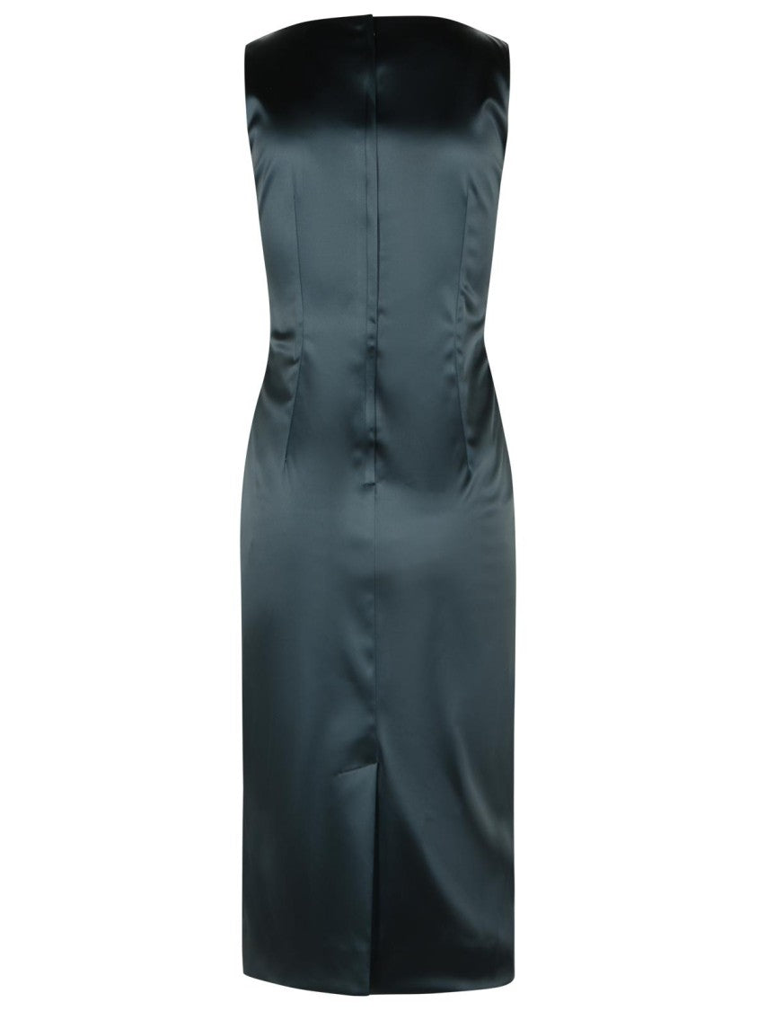 Dolce & Gabbana Dress In Black Acetate Blend