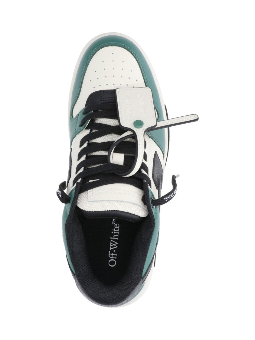 Off-White Low-Top Sneakers With Iconic Branding And Contrast Accents