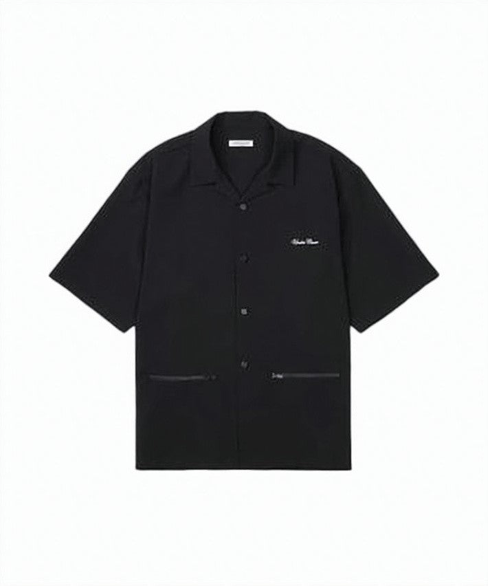 Undercover Boxy Black Polo Shirt