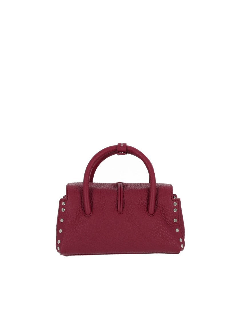 Zanellato Srl Damasco Centauro Textured Leather Shoulder Bag