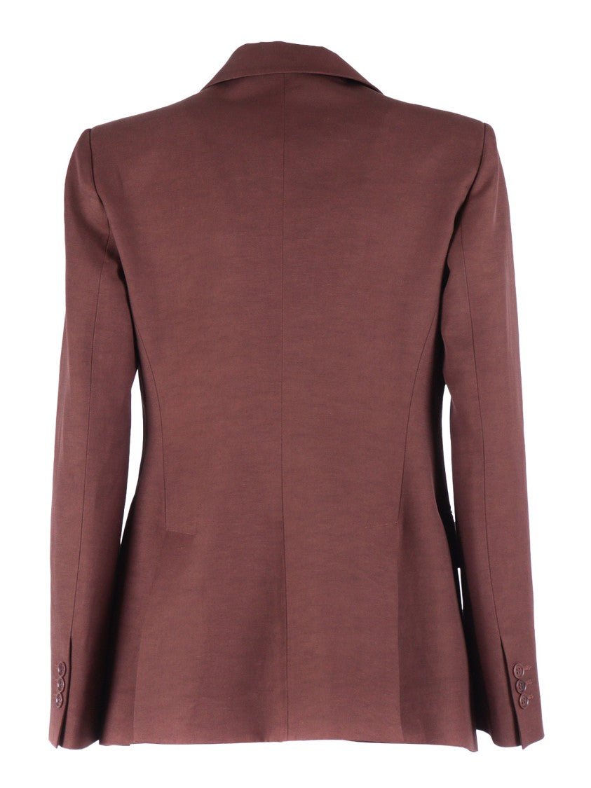 P.A.R.O.S.H. Single Breasted Notch Lapel Blazer