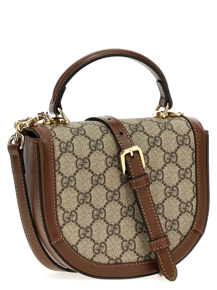 Gucci Horsebit 1955 Handbag In Gg Supreme And Leather