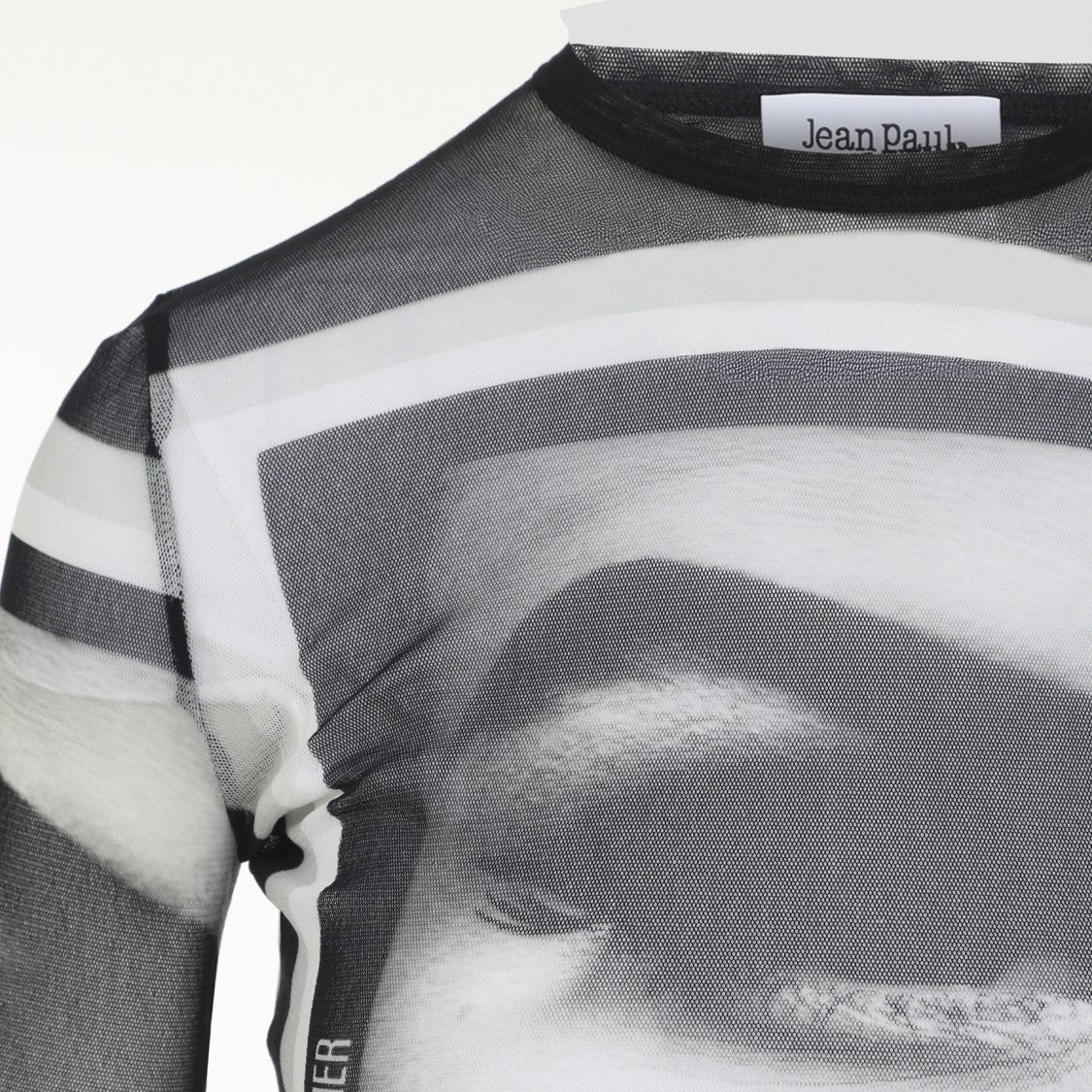 Jean Paul Gaultier Eyes And Lips Polyamide Long-Sleeve Top
