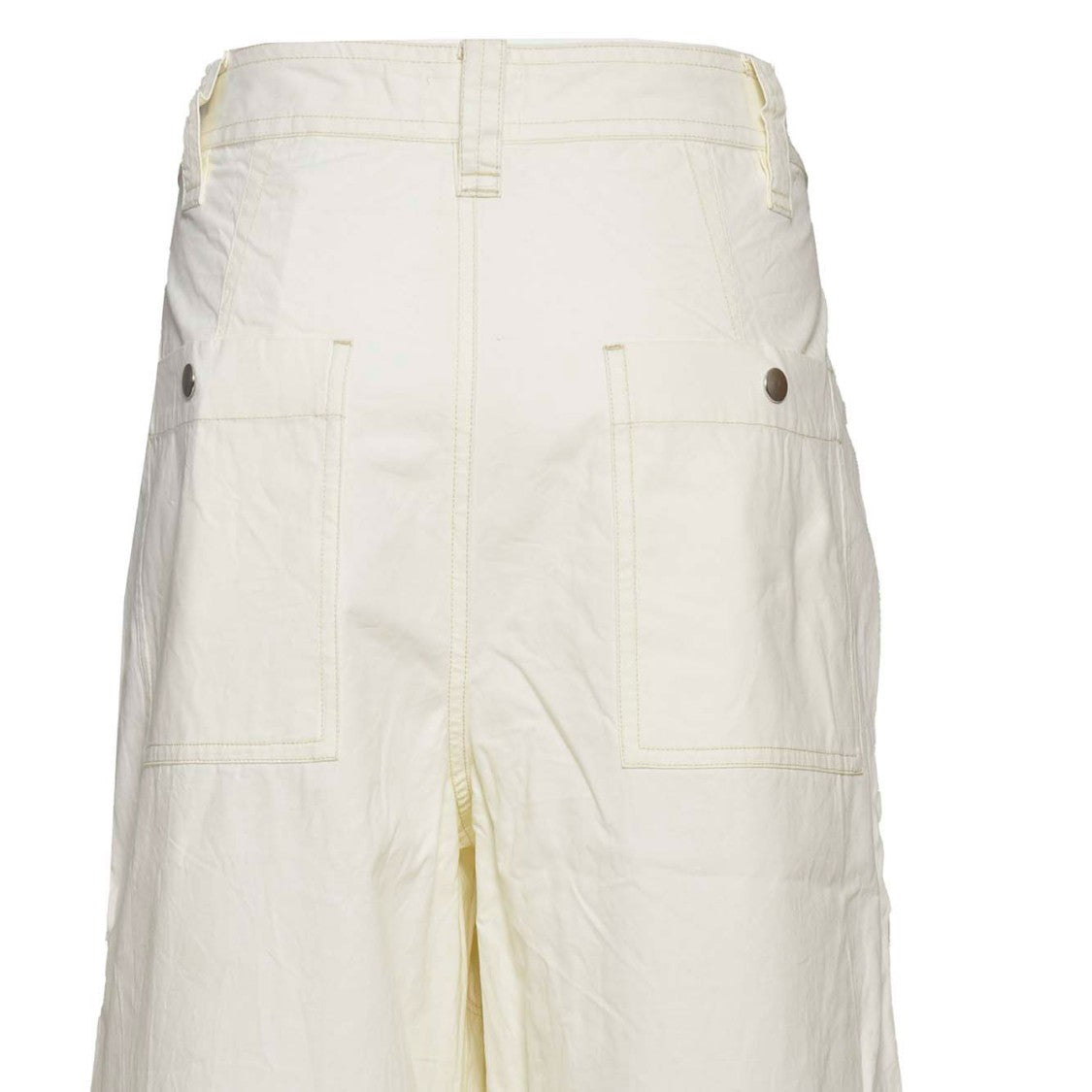 Isabel Marant Étoile Kelvin Cargo Pants In White Cotton