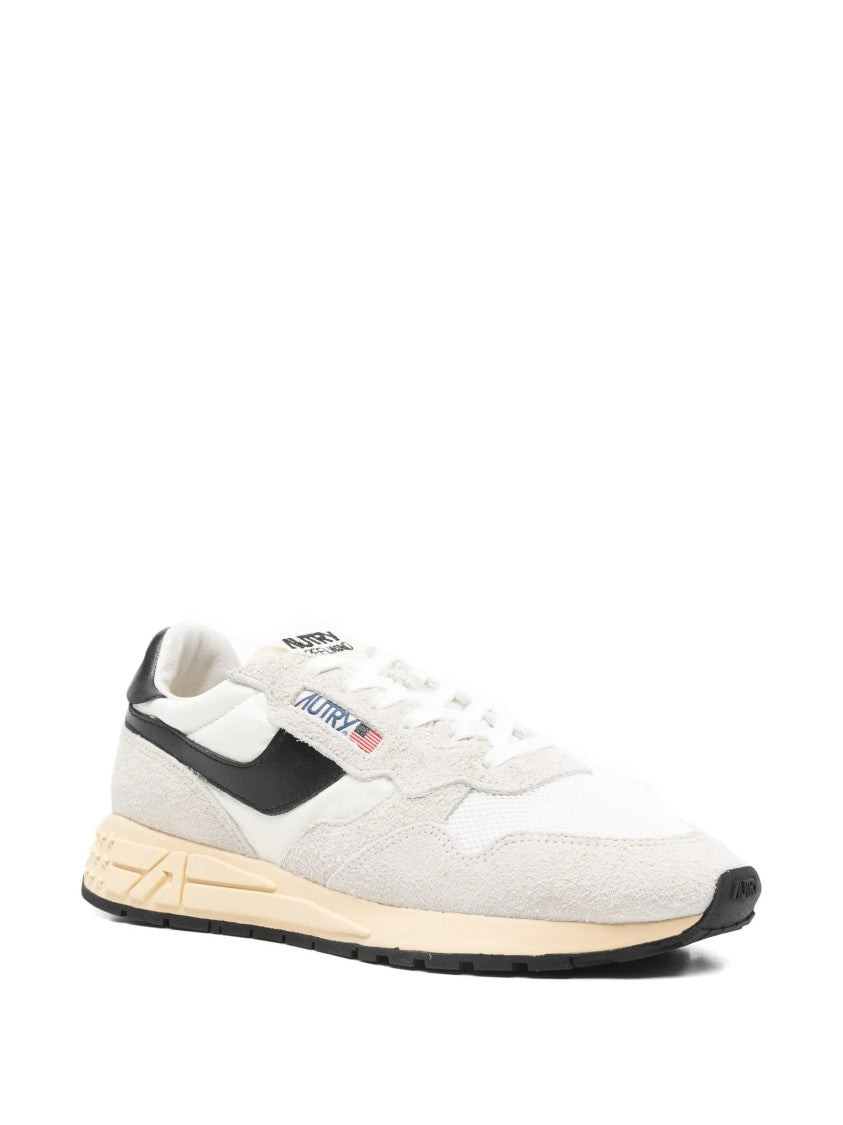Autry Light Beige Reelwind Low Suede Sneakers