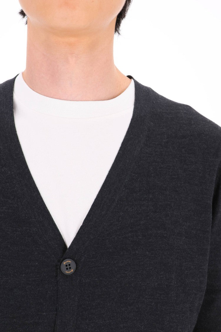 Drumohr Extrafine Super 140’S Wool Cardigan
