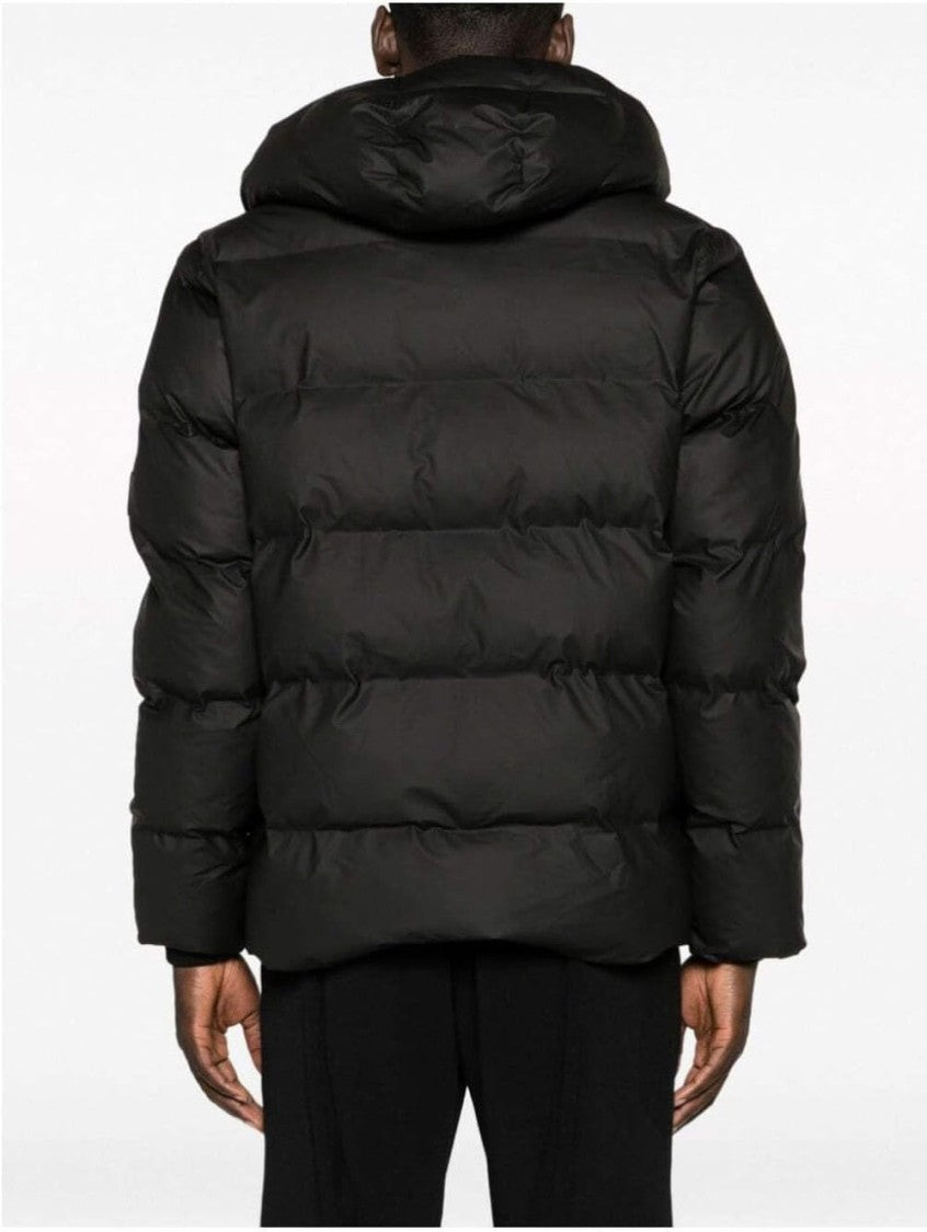 Rains Boxy Black Puffer Jacket