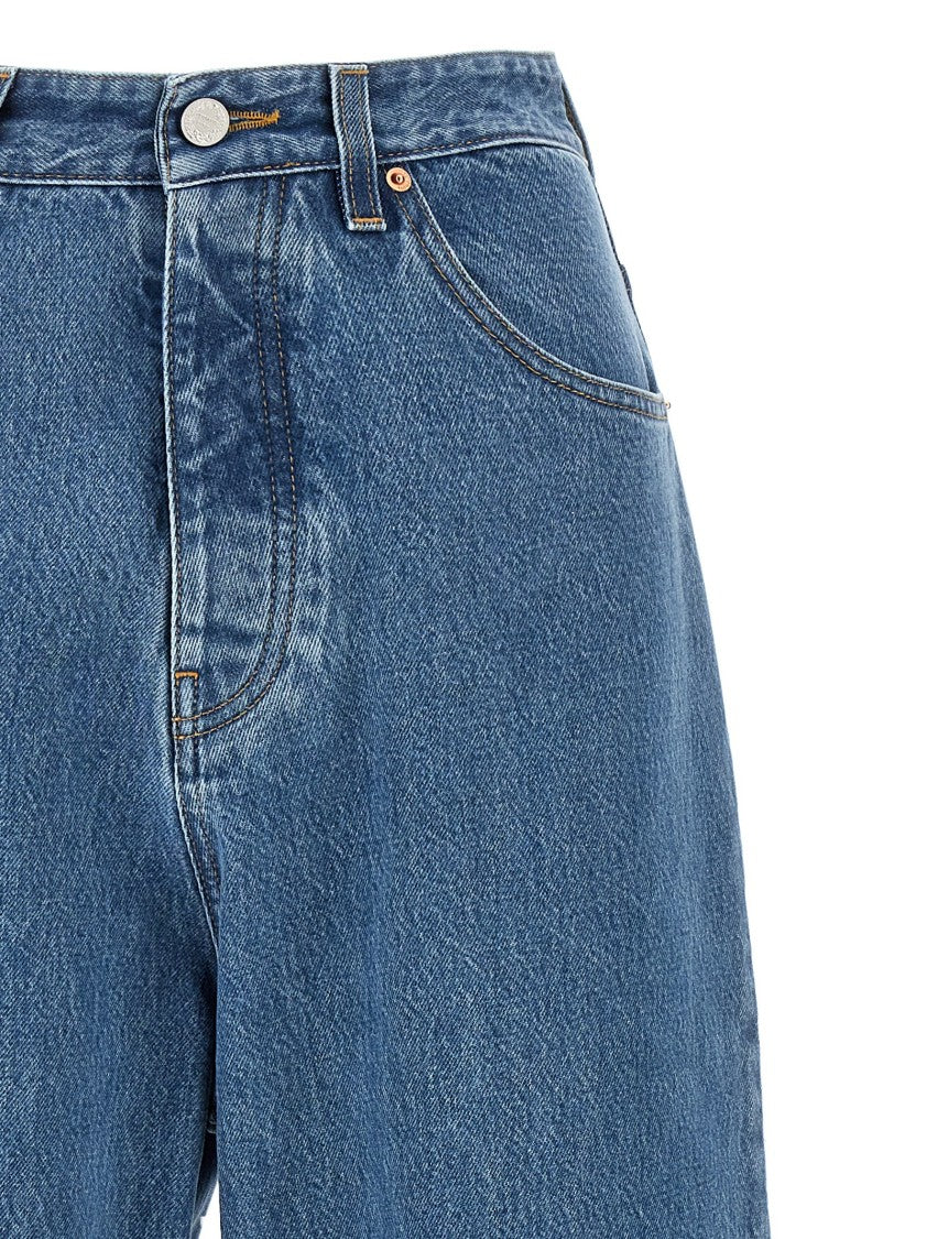 Vetements High-Waisted Denim Jeans With Relaxed Silhouette