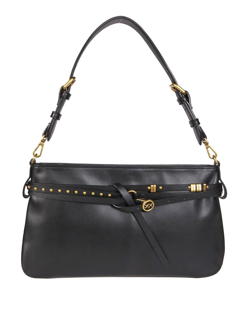 Pinko Classic Vitello Smooth Leather Handbag