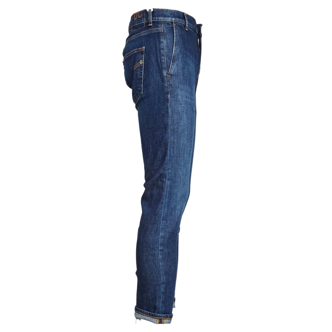 Dondup Carrot-Fit Stretch Denim Jeans With Logo Detail