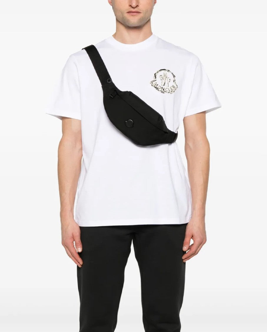 Moncler Black Belt Bag With Adjustable Strap