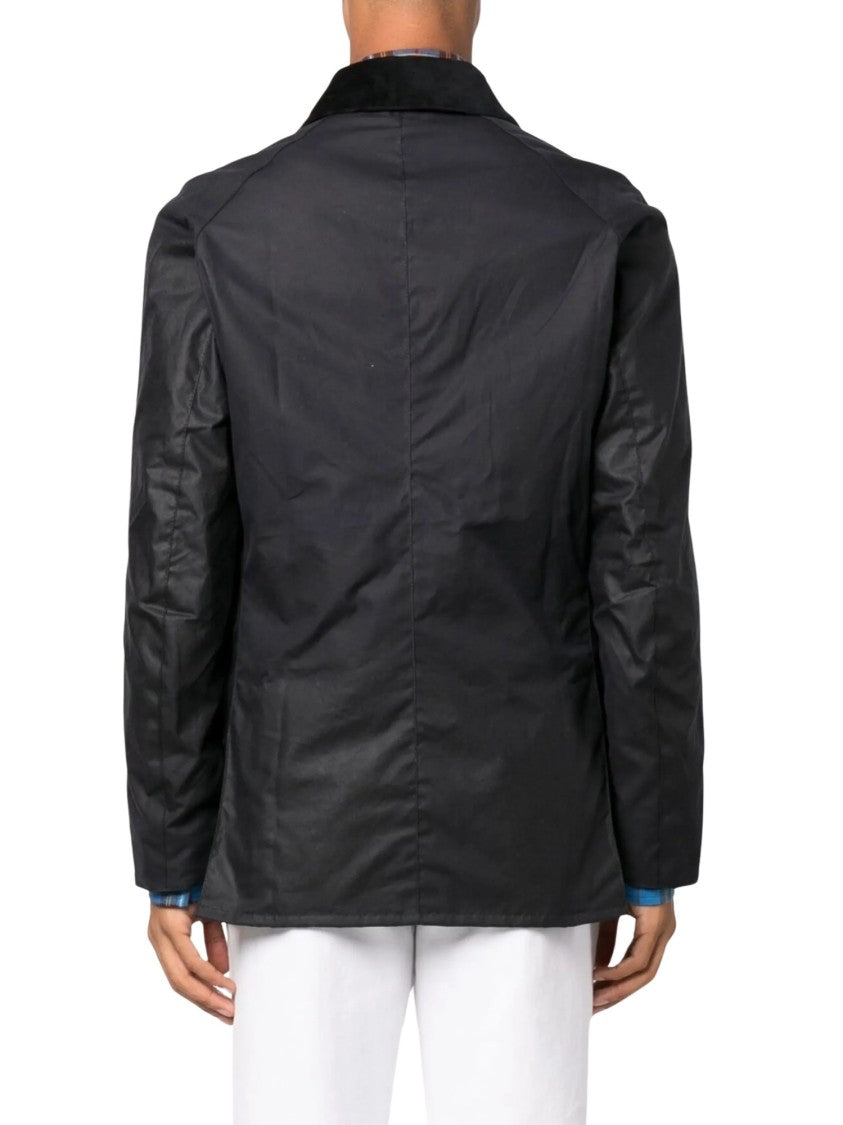 Barbour Ashby Corduroy Collar Snap-Button Cotton Jacket