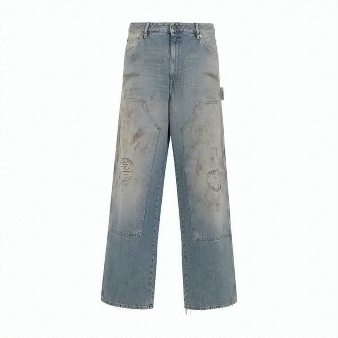 Golden Goose Distressed Relaxed Fit Denim Pants