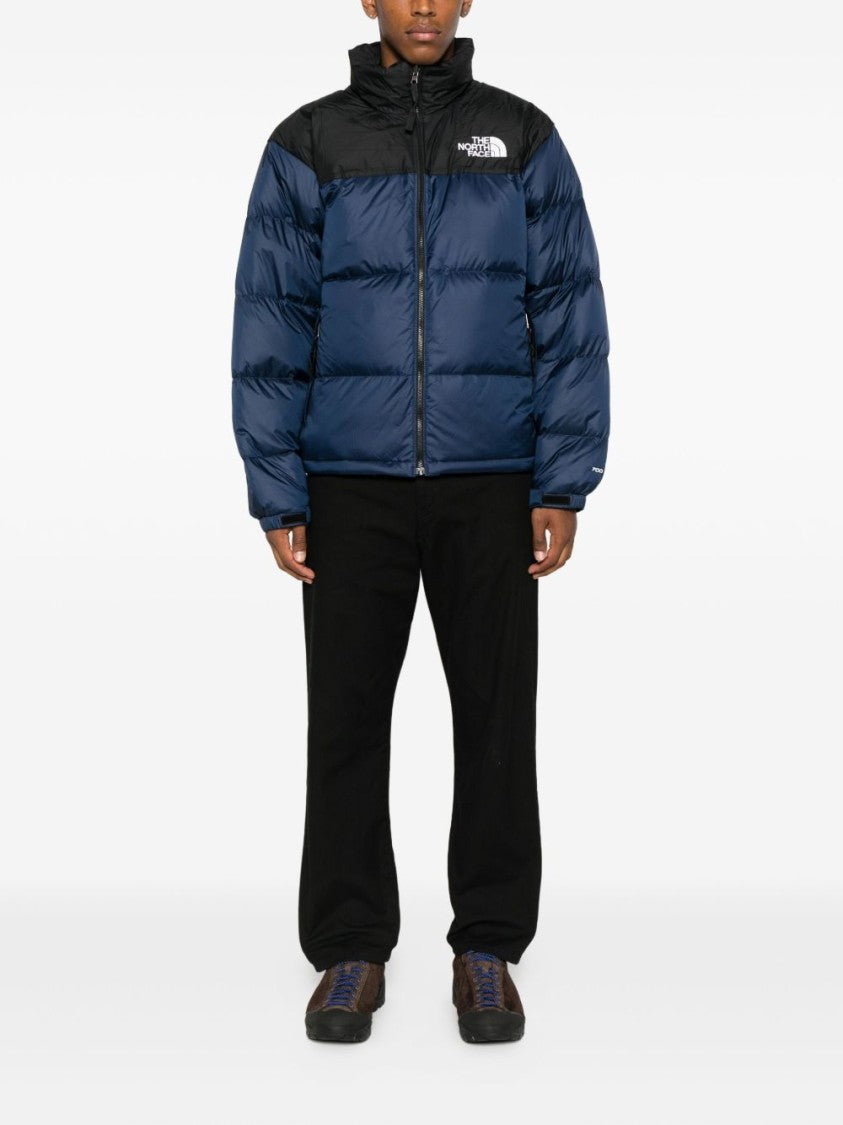 The North Face Color-Block Down Jacket With High Collar