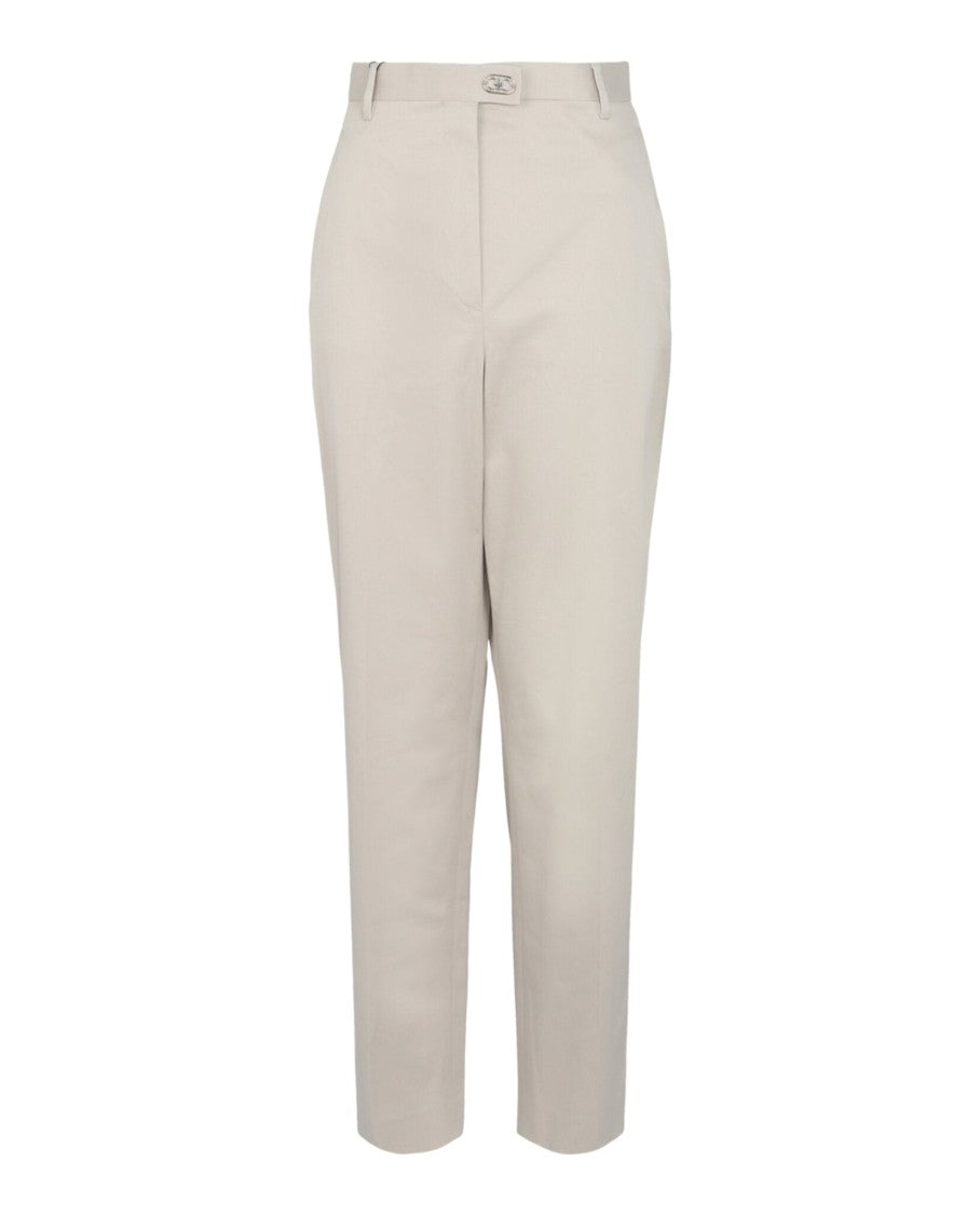Ferragamo Tailored Cotton-Blend Tapered Trouser
